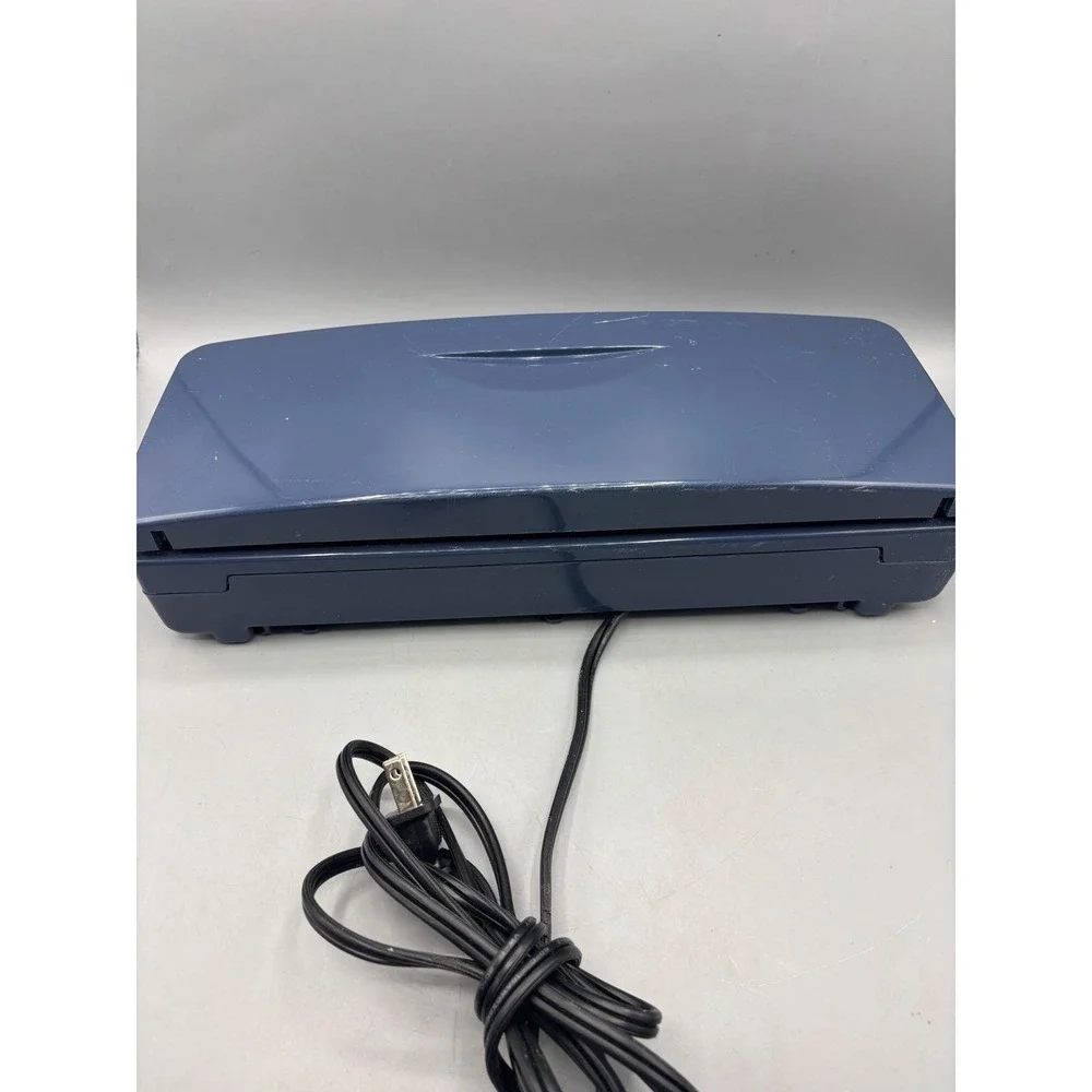 Deni Freshlock II Vacuum Sealer Machine Blue Food‎ Preserver + Box of rolls